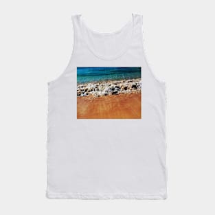 rushing blue waves Tank Top